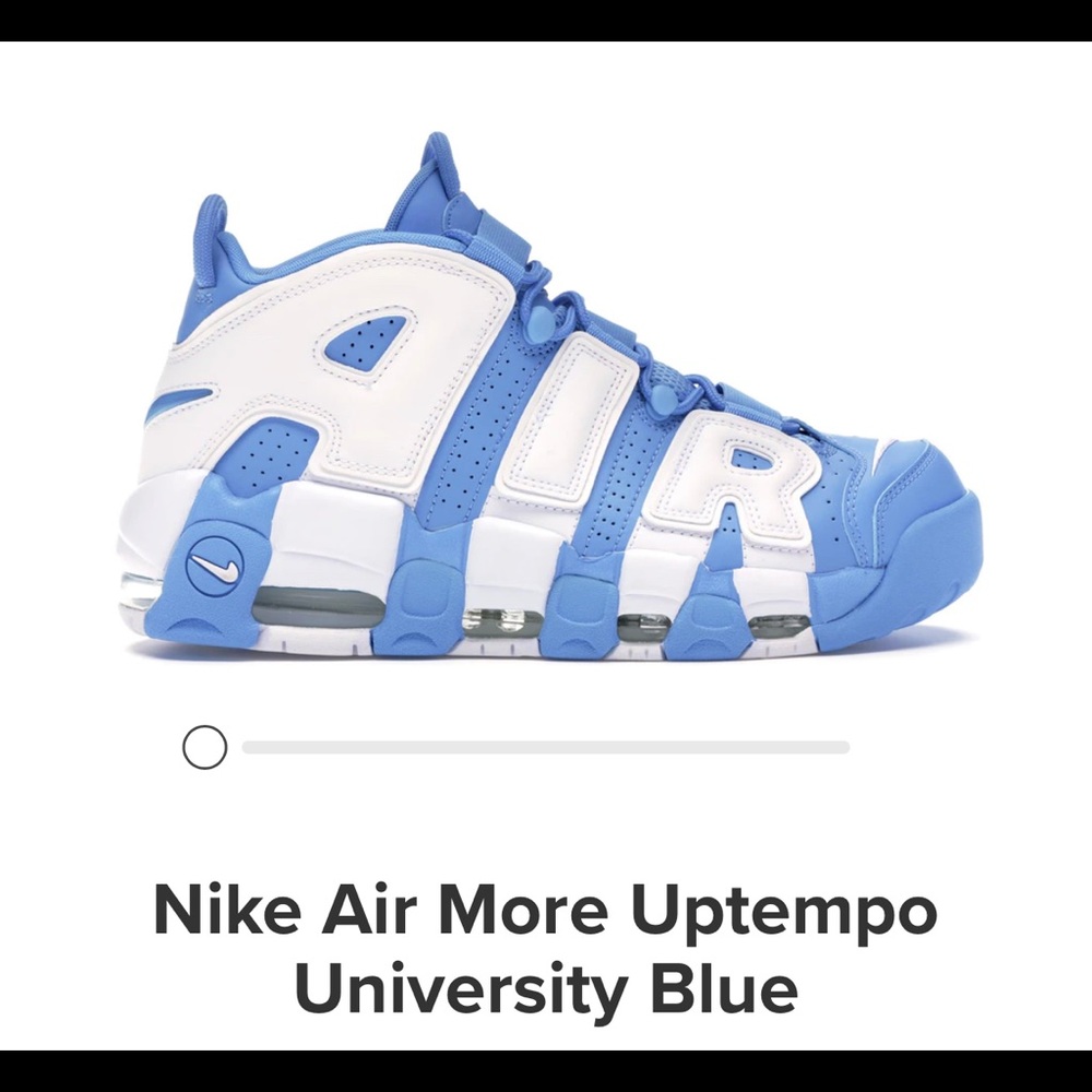 COPY - AIR MORE UPTEMPO
UNIVERSITY BLUE
$160